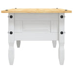 Salongbord Meksikansk Corona-Stil Furu 100X55X44 Cm Hvit