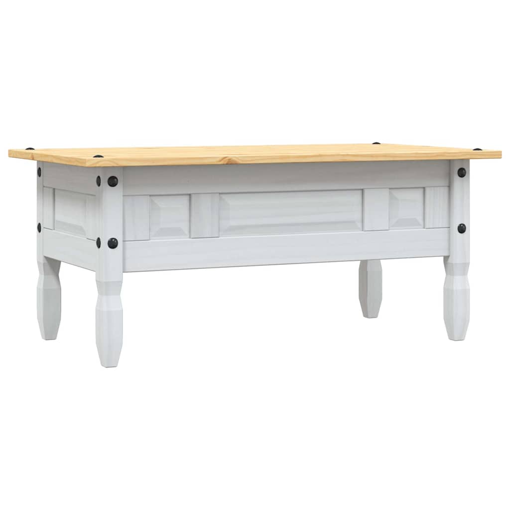 Salongbord Meksikansk Corona-Stil Furu 100X55X44 Cm Hvit