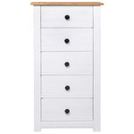 Skjenk Hvit 46X40X89 Cm Furu Panama Range