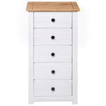 Skjenk Hvit 46X40X89 Cm Furu Panama Range