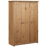 Garderobeskap 3 Dører 118X50X171,5 Cm Furu Panama Range