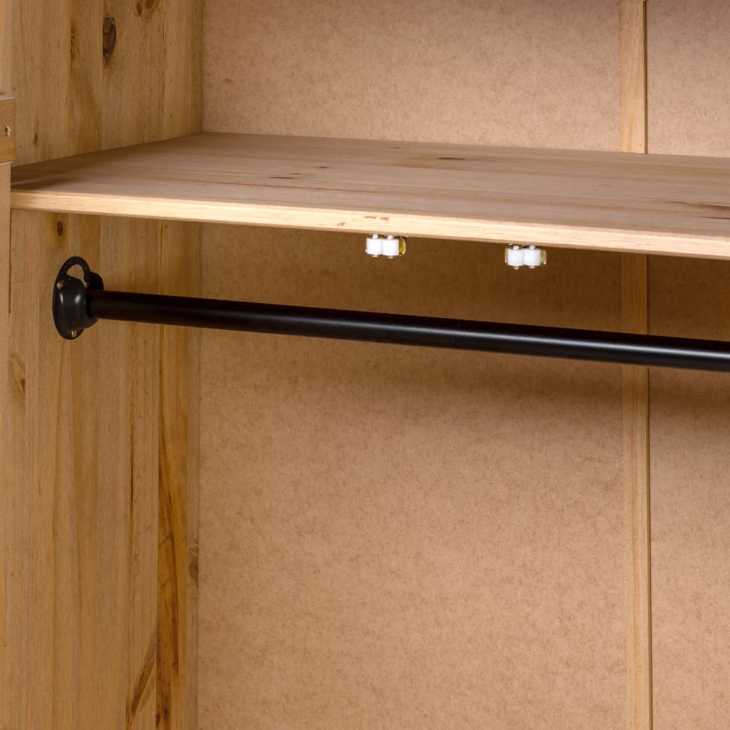 Garderobeskap 80X50X171,5 Cm Furu Panama Range