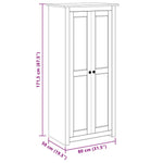 Garderobeskap 80X50X171,5 Cm Furu Panama Range