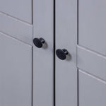 Garderobeskap Grå 80X50X171,5 Cm Heltre Furu Panama Range