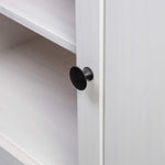 Tv-Benk Hvit 120X40X50 Cm Heltre Furu Panama Range