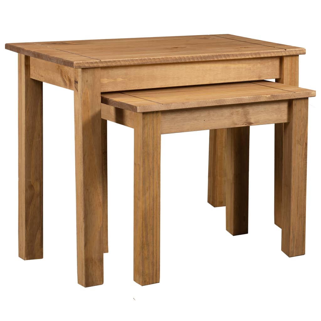 Stablebord 2 Stk Heltre Furu Panama Range