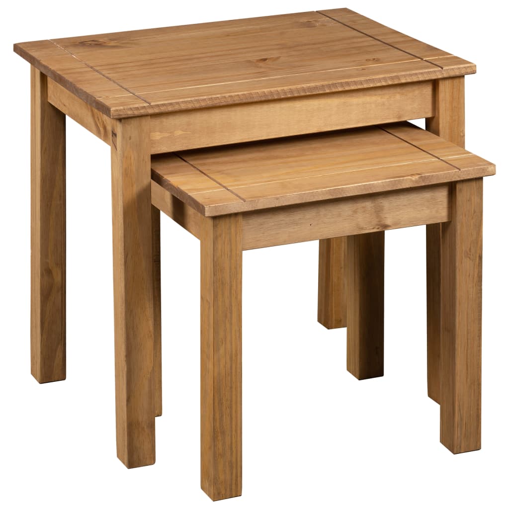 Stablebord 2 Stk Heltre Furu Panama Range