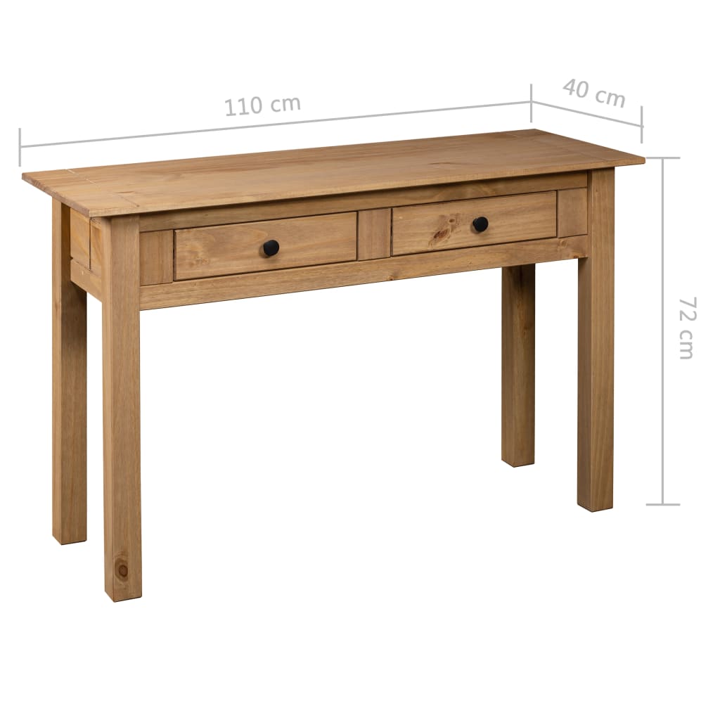 Konsollbord 110X40X72 Cm Heltre Furu Panama Range