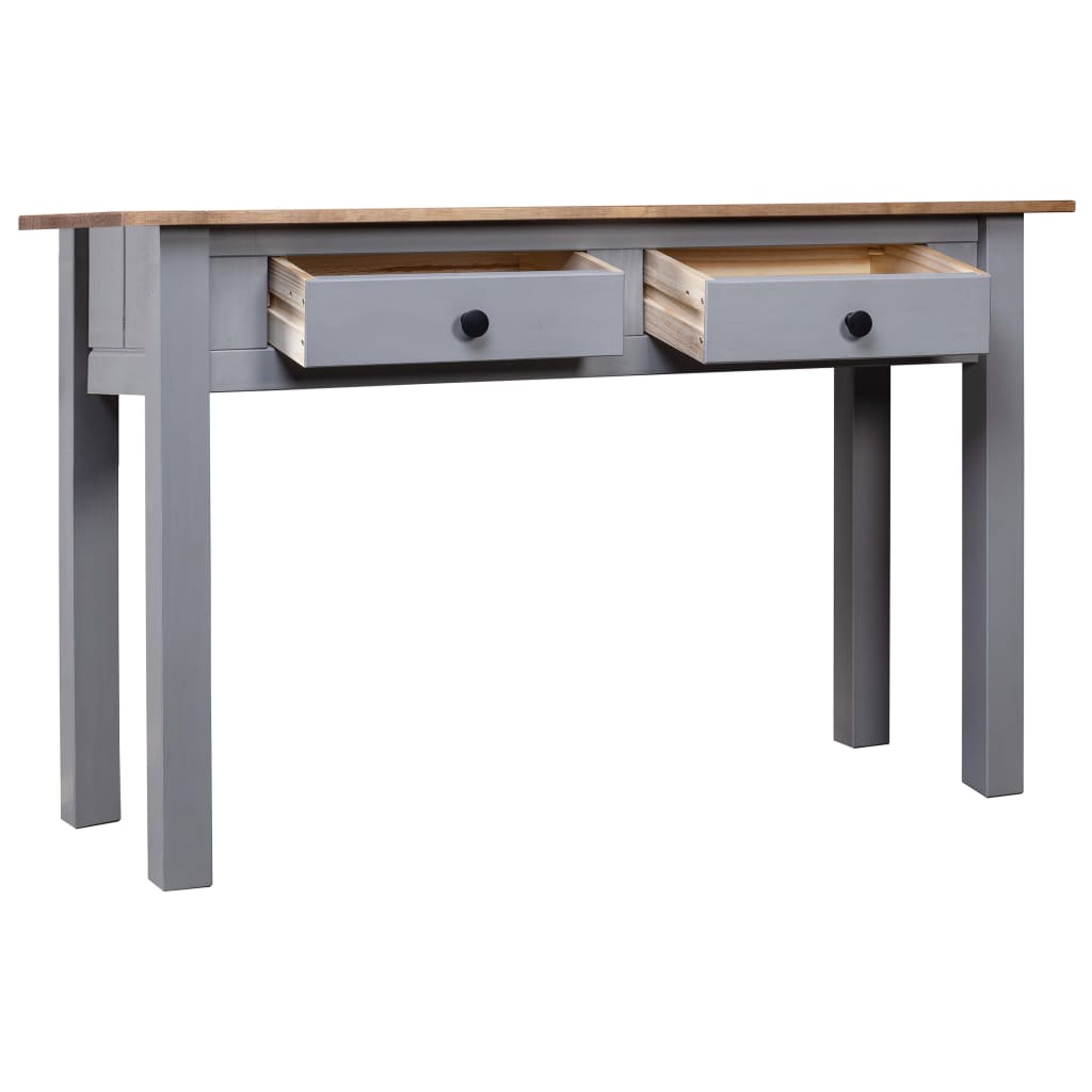 Konsollbord Grå 110X40X72 Cm Heltre Furu Panama Range