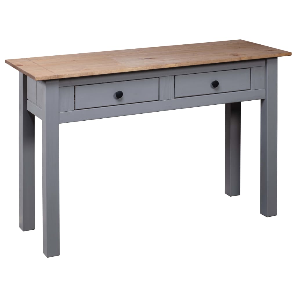 Konsollbord Grå 110X40X72 Cm Heltre Furu Panama Range