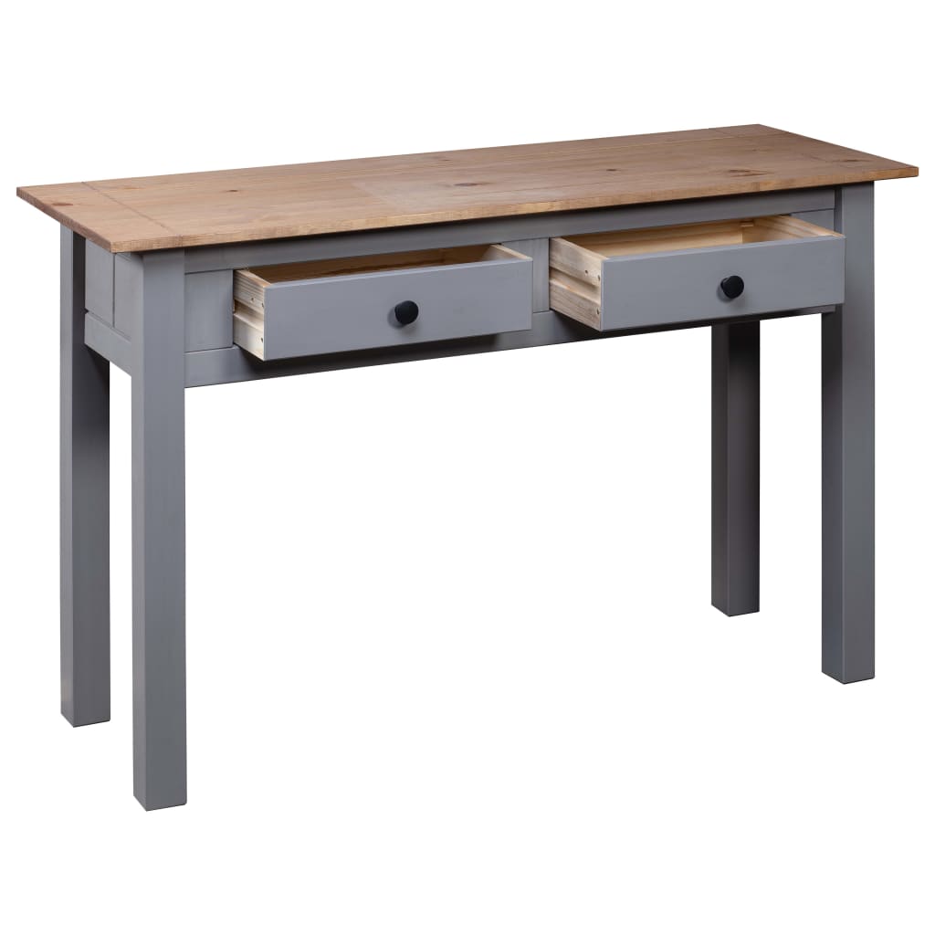 Konsollbord Grå 110X40X72 Cm Heltre Furu Panama Range