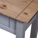 Konsollbord Grå 110X40X72 Cm Heltre Furu Panama Range