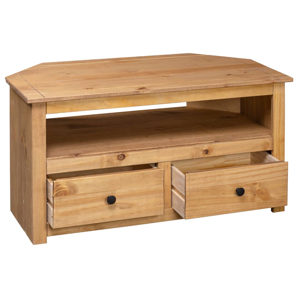 Tv-Hjørneskap 93X49X49 Cm Heltre Furu Panama Range
