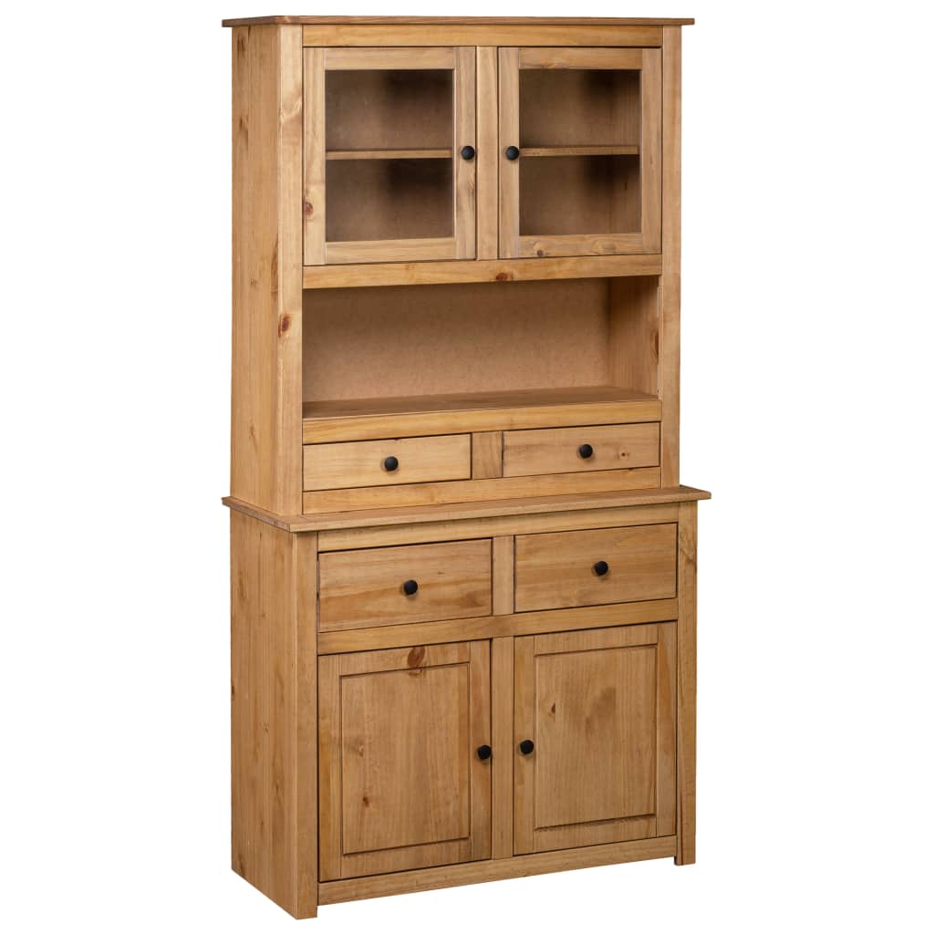 Highboard 93X40,5X180 Cm Heltre Furu Panama Range