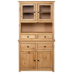 Highboard 93X40,5X180 Cm Heltre Furu Panama Range