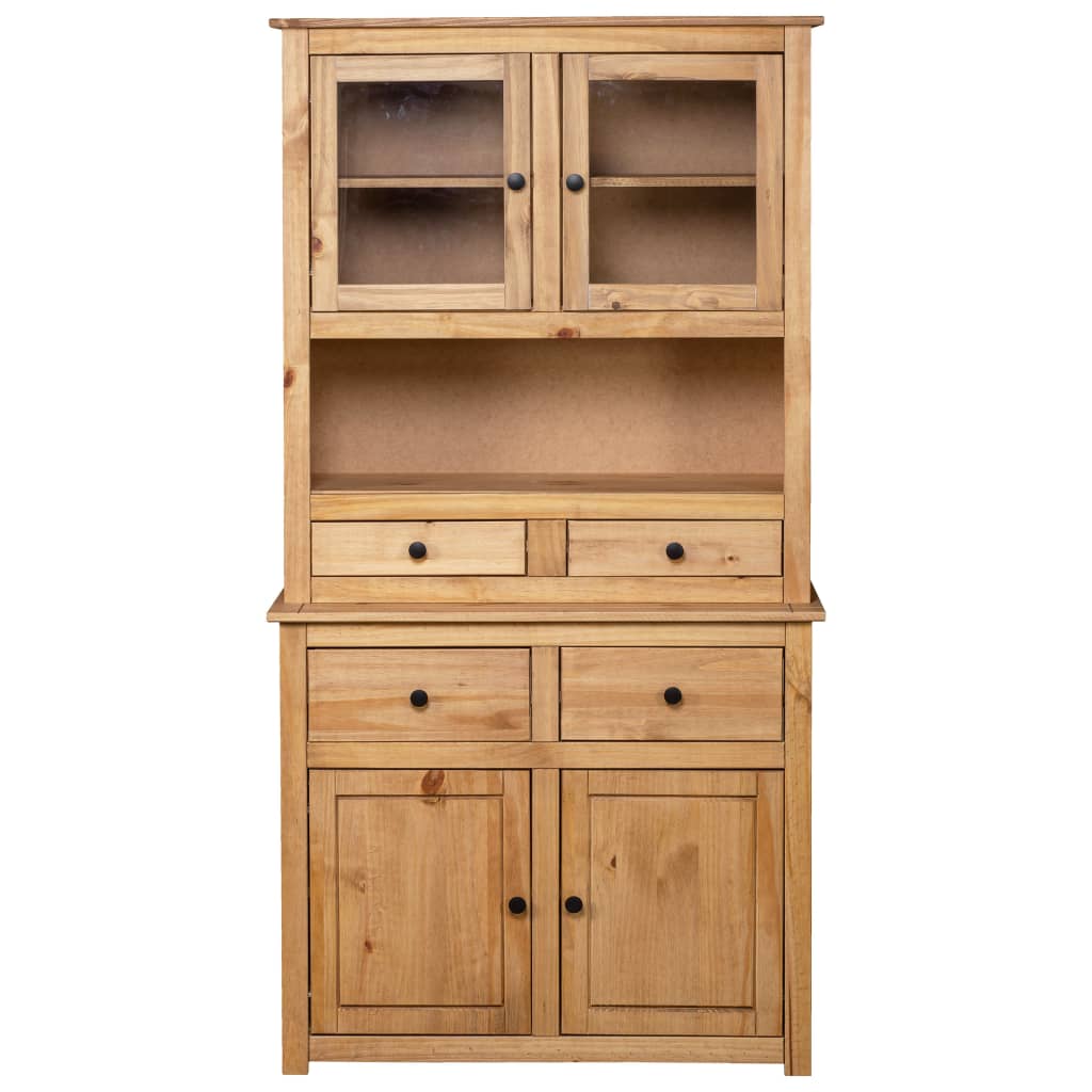 Highboard 93X40,5X180 Cm Heltre Furu Panama Range
