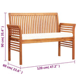 2-Seters Hagebenk Med Pute 120 Cm Heltre Akasie