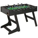 Sammenleggbart Fotballbord 121X61X80 Cm Svart