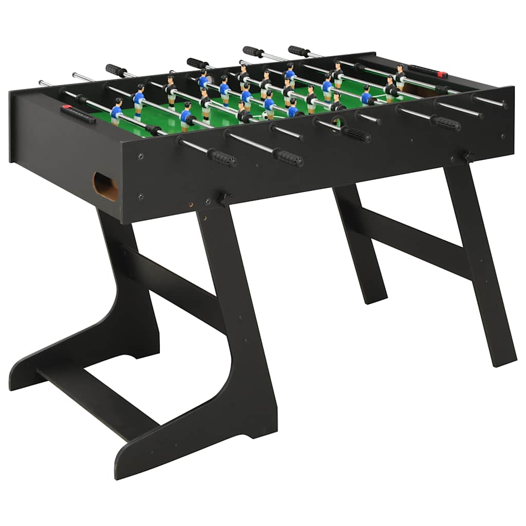 Sammenleggbart Fotballbord 121X61X80 Cm Svart