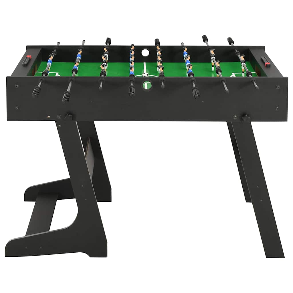 Sammenleggbart Fotballbord 121X61X80 Cm Svart
