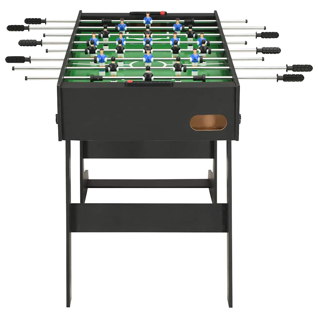 Sammenleggbart Fotballbord 121X61X80 Cm Svart