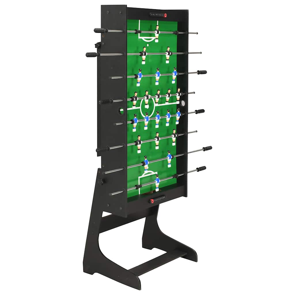Sammenleggbart Fotballbord 121X61X80 Cm Svart