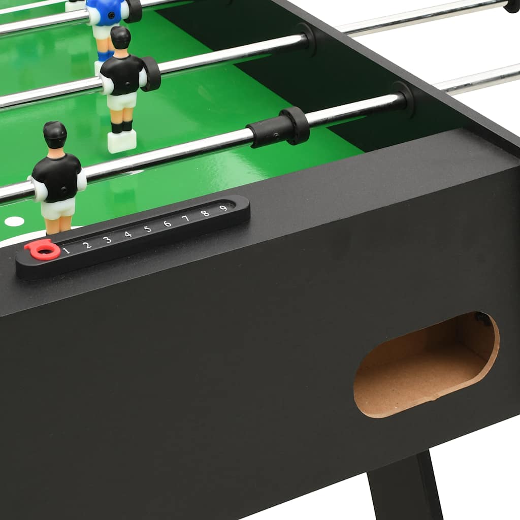 Sammenleggbart Fotballbord 121X61X80 Cm Svart