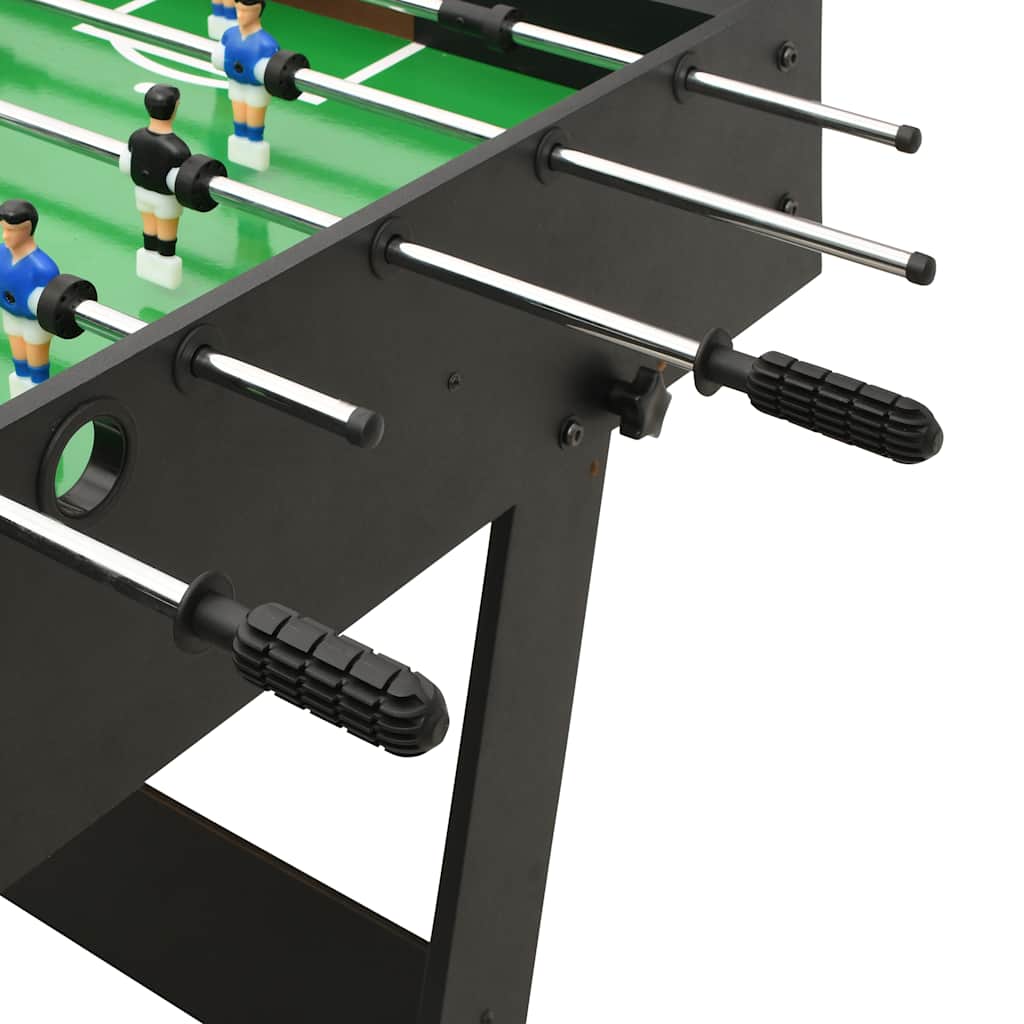 Sammenleggbart Fotballbord 121X61X80 Cm Svart