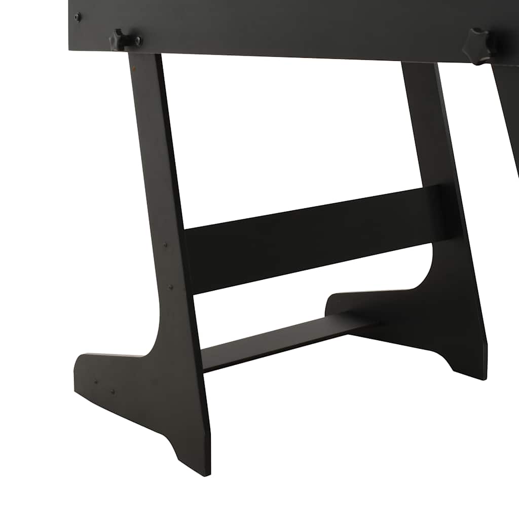 Sammenleggbart Fotballbord 121X61X80 Cm Svart