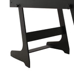 Sammenleggbart Fotballbord 121X61X80 Cm Svart