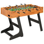 Sammenleggbart Fotballbord 121X61X80 Cm Lys Brun