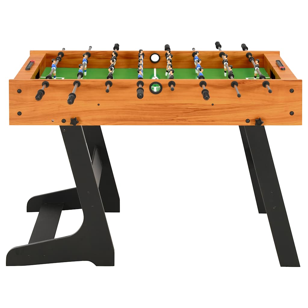 Sammenleggbart Fotballbord 121X61X80 Cm Lys Brun