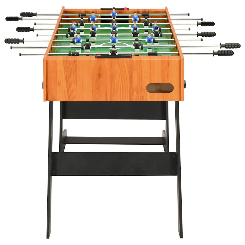 Sammenleggbart Fotballbord 121X61X80 Cm Lys Brun