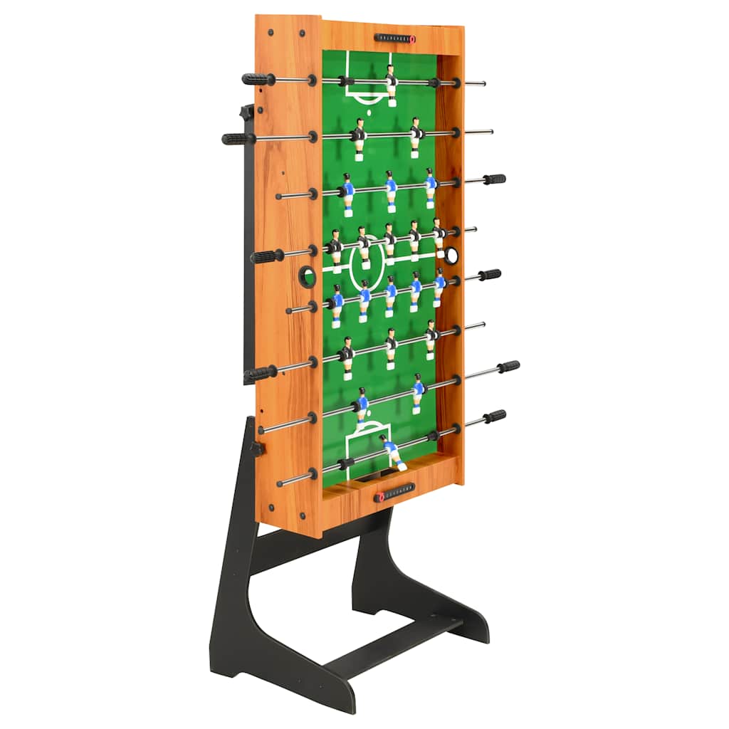 Sammenleggbart Fotballbord 121X61X80 Cm Lys Brun