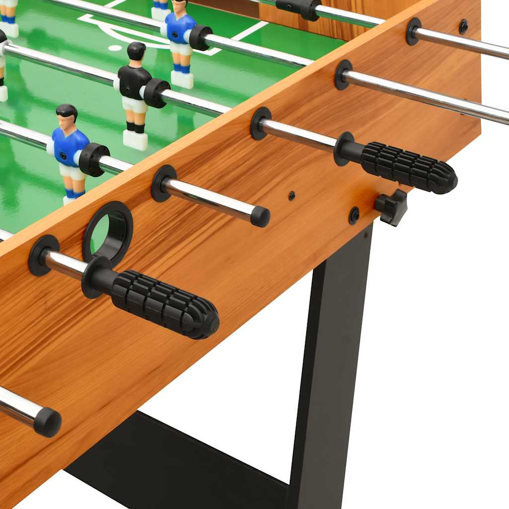 Sammenleggbart Fotballbord 121X61X80 Cm Lys Brun