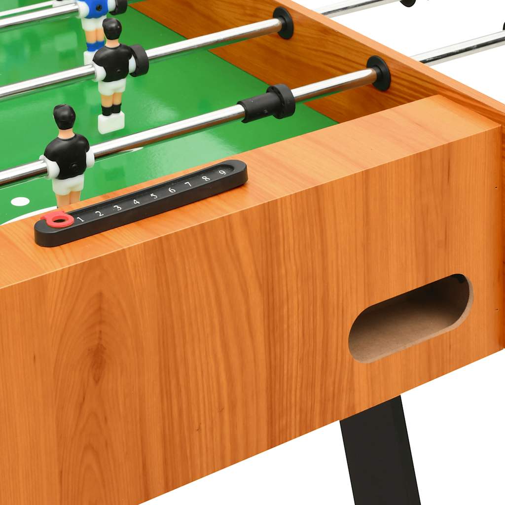 Sammenleggbart Fotballbord 121X61X80 Cm Lys Brun
