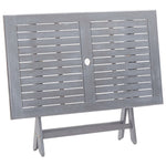 Sammenleggbart Hagebord 120X70X75 Cm Heltre Akasie