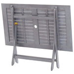 Sammenleggbart Hagebord 120X70X75 Cm Heltre Akasie