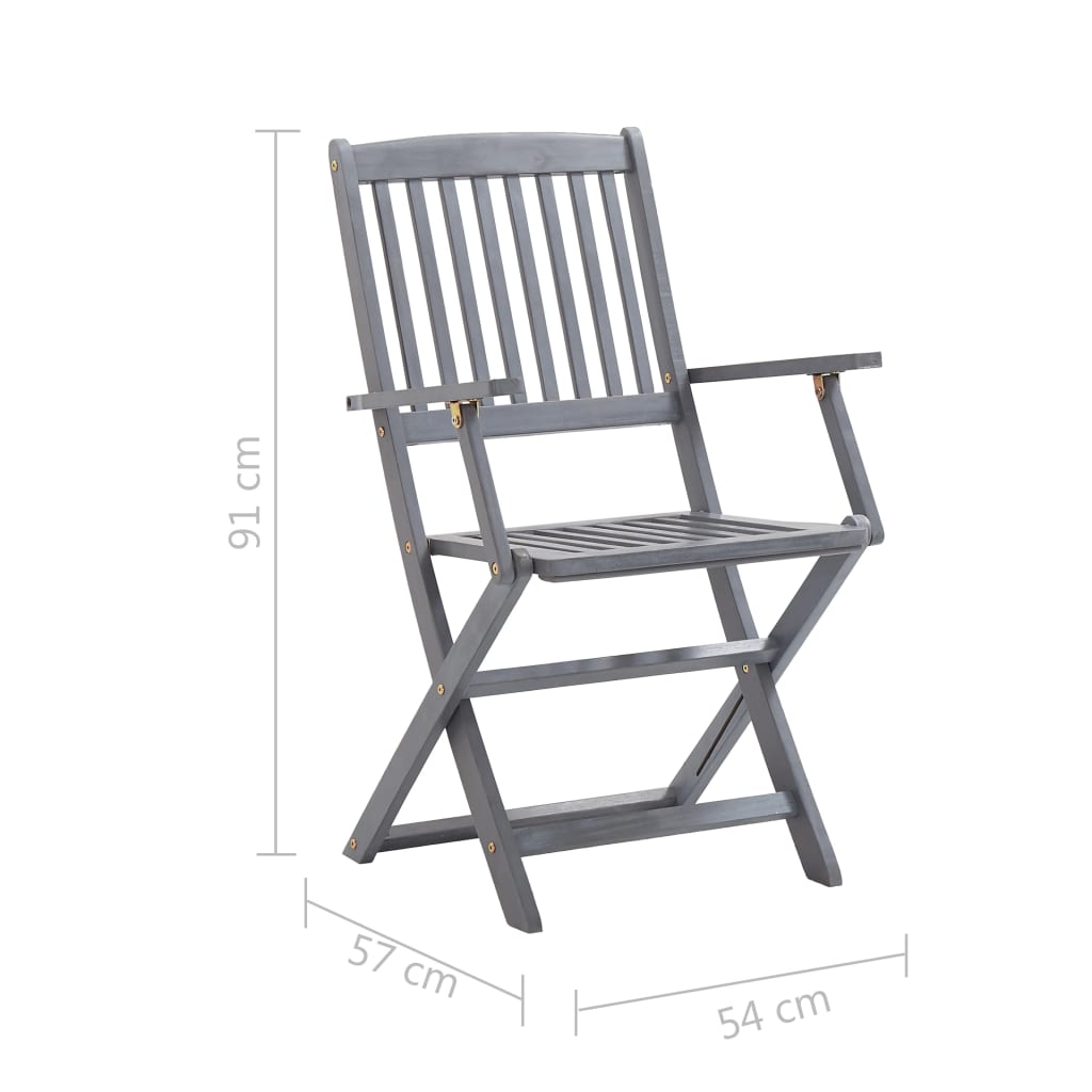 Klappstoler 4 Stk Heltre Akasie