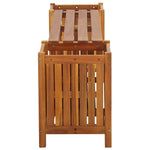 Hagebenk Med 2 Plantekasser 150X30X40 Cm Heltre Akasie