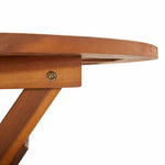 Sammenleggbart Hagebord 60X75 Cm Heltre Akasie