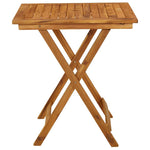 Sammenleggbart Hagebord 70X70X75 Cm Heltre Akasie