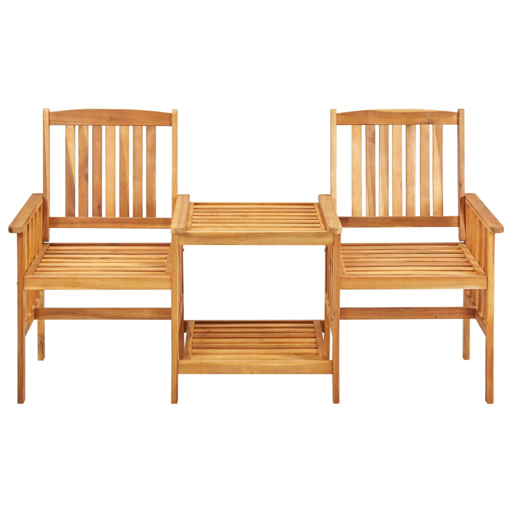 Hagestoler Med Tebord 159X61X92 Cm Heltre Akasie