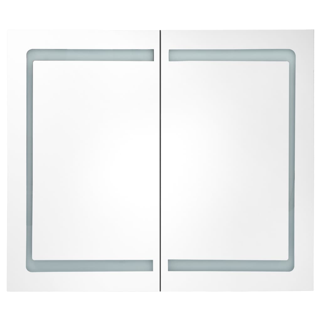 Led-Speilskap Til Bad 80X12,2X68 Cm