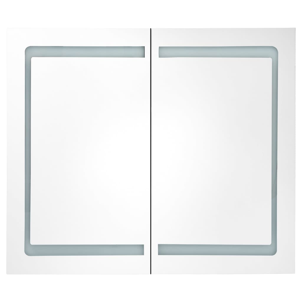 Led-Speilskap Til Bad 80X12,2X68 Cm