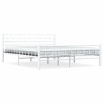 Sengeramme Hvit Metall 160X200 Cm