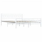 Sengeramme Hvit Metall 160X200 Cm