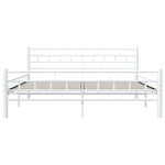 Sengeramme Hvit Metall 160X200 Cm