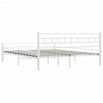 Sengeramme Hvit Metall 160X200 Cm