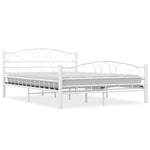 Sengeramme Hvit Metall 140X200 Cm
